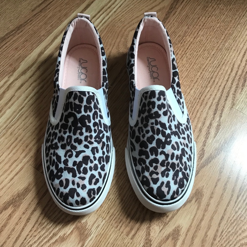 Leopard Print Slip-On Shoes - NWT